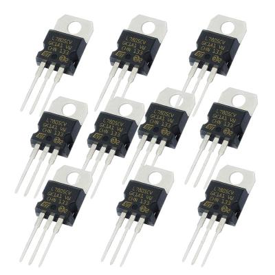 China 10PCS L7805CV TO220 L7805 TO-220 L7806CV L7808CV L7809CV L7812CV L7815CV L7824CV Transistor Three Terminal Voltage Regulator for sale