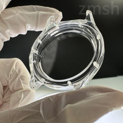 China Al2O3 Sapphire Watch Case Transparent Classical Circle AR-coating for sale