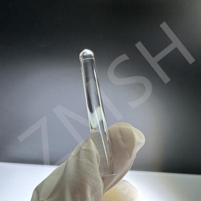 China Sapphire Parts Crystal Optical Cylinder Lens Hardness 9.0 High Light Transmittance Customized for sale