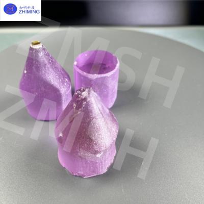 China YAG Yttrium Aluminum Garnet Lab Grown Free Cut Purple Sapphire Crystal Gemstone Material Dope Neodymium Ions for sale