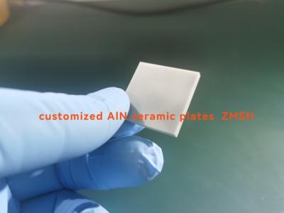 China 25x25x2mmt AlN Ceramic Substrate Plates With Lapped Surface Treatment for sale