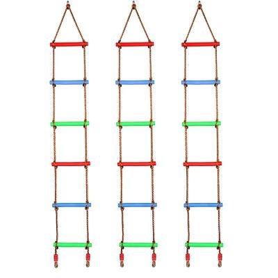 China Hot Selling Aamazon Kids Children Plastic Outdoor Play Tree Climbing Ladder for sale