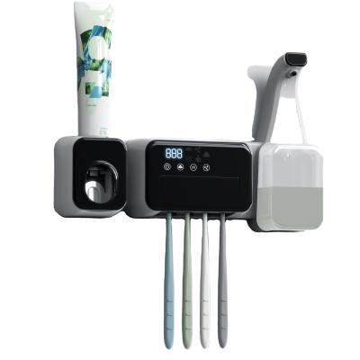 China Automatic Liquid Soap Dispenser Automatic Toothbrush Toothbrush Sterilizer and Sanitizer with Automatic Soap Dispenser for sale