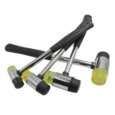 China Plastic and Rubber Mallet Rubber Head Mallet Hammer Double-Faced Soft Hammer Metal Double Hammer Machinist Hammer for sale