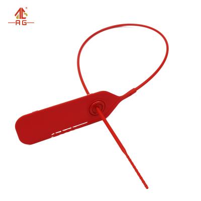 China Length Adjustable Plastic Plastic Seal Lock Logistics Seal Plastic Seal For Bags for sale