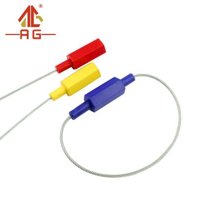 China ABS+Steel Wire Fixed Cable Security Seal Cable Seals Customized Length Cable Seal For Shipping for sale