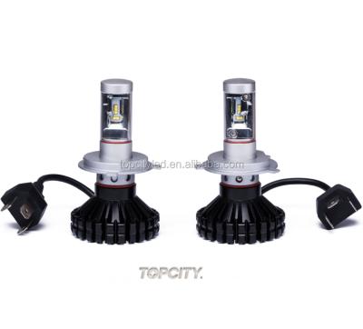 China Group of Ten super bright fanless led bulb H4 120W 6000lm car led headlights auto lighting system X620 H4 LED HEADLIGHT LAMP for sale