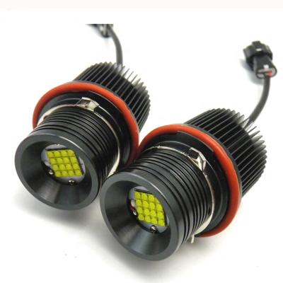 China TOPICYT Cooler TOPICYT LED 7000K Canbus 80W Car Accessories LED Angel Eyes BM.W X5 E90 E90LCI E39 E60 E70 E46 Powerful White Aluminum Headlights for sale