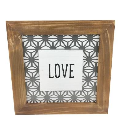 China Other Custom Wood Poster Frame Frames Picture Wall Frame Picture With Mesh Back for sale