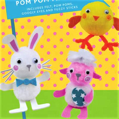 China DIY Craft Animals Handmade Toys Make Your Own POM POM Friends Educational Kids Toys for sale