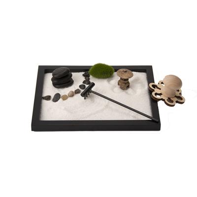 China Japan China Zen Garden Ornaments Traditional Miniature Zen Garden for Feng Shui for sale