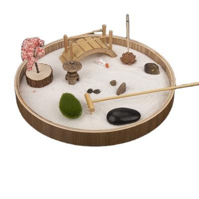 China Japan Japanese Landscape Diy Zen Garden Mini Resin Craft for Desktop Decoration for sale