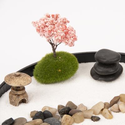 China Custom Resin Zen Garden Outdoor Zen Garden from Japan with Boat Deck Censer Set for sale