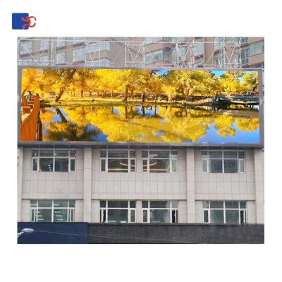 China Shenzhen factory outdoor advertising LED display screen P10 video led wall for sale