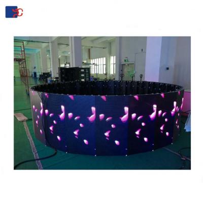 China P3.91 Indoor Curved Full Color LED Advertising Billboard Price for sale