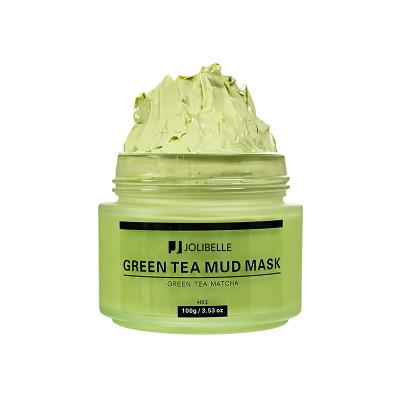 China Wholesale Price Moisturizer Green Tea Detox Facial Mud Mask With Aloe Vera Deep Cleaning Hydrating Mask for sale