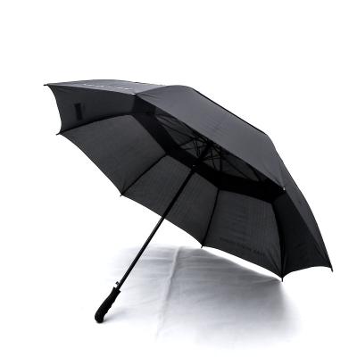 China Home Hotel Travel Airline Customized Windproof Automatic Golf Umbrella Hotel Canopy Double Umbrella For A PARK HYATT HOTEL for sale