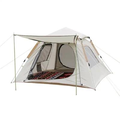 China Extended Type Portable Folding Full Set Outdoor Camping Fully Automatic Quick Opening Beach Park Tents Thickened Rainproof Tents for sale