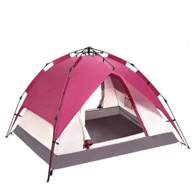 China Extended Type 3-4 Person Foldable Portable Tent Waterproof Breathable Universal Windproof Full Automatic Sun Proof Tent for sale