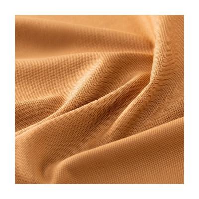 China Factory Hot Sale Comfortable Knitted Fabric 100% Cotton 205Gsm Mercerizing Mesh Fabric For Polo-Shirt for sale