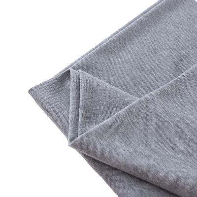 China Viable Knitted Yarn Dyed Fabric Knitted 71% Cotton 29% Polyester 220gsm Mesh Cotton Fabric For Polo Shirt for sale