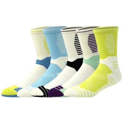 China Wholesale Men's Sports Breathable Basketball Socks Sweat-absorbent Breathable Non-slip Thickened Compression Sports Socks for sale