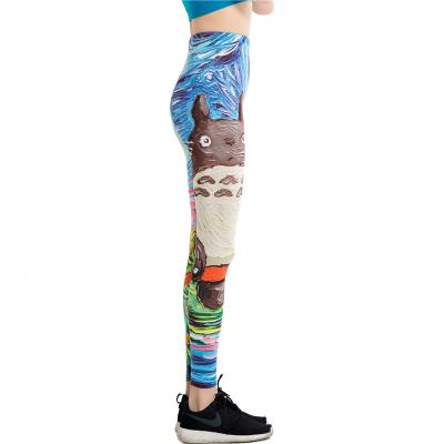 China Other Other Tights Print Floral Running Leggings High Quality Stretch Workout Leggings For Women for sale