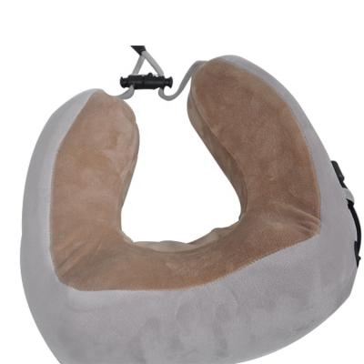 China Hot Selling Electric Body Shiatsu Neck U Shape Vibrating Travel Massage Pillow for sale