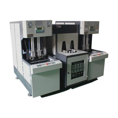 중국 LS-B3L Double cavity bottle blow machine semi automatic plastic bottle blow molding machine 판매용