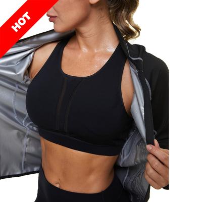 China Exercise women's fitness sauna sleeving clothes long protect thorn speed up fat burning sauna clothes for sale