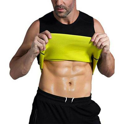 China Double Face Fitness QUICK DRY Gym Invest Bodybuilding Shaping Men Slimming Quick Dry Vest Polyurethane Sauna Vest for sale