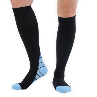 China Breathable Sports Soccer Socks Compression Socks Unisex Marathon Long Leg Running Socks for sale