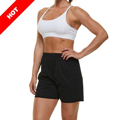 China QUICK DRY Workout Fitness Shorts Sport Gym Running Shorts Stretch Elastic Waist Pocket Sports Shorts for sale