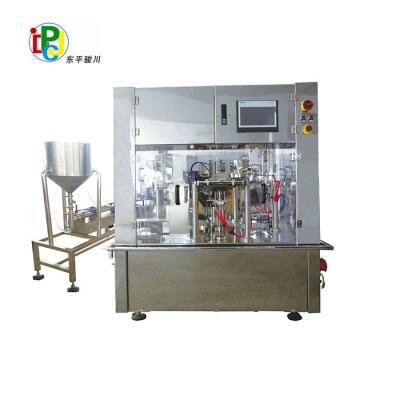 China Food Dongping Junchuan Premade Pouch Bag Lassi Packing Machine for sale