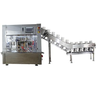 China Automatic Food Jam 1Kg Liquid Spout Stand Up Doy Pack Pouch Packing Machine Horizontal Production Line for sale