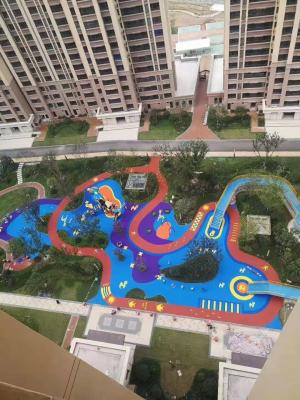 China Coloful UV Resistant Rubber Flooring Outddor For Community / Housing Estate / Park for sale