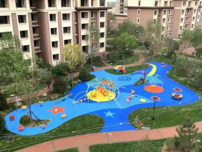 Cina Pavimenti per giochi per bambini all'aperto Pavimento di gomma EPDM per parco divertimenti in vendita