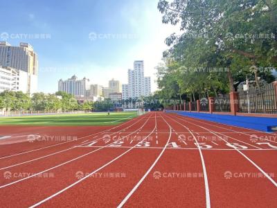 China CATY SPORTS ESP Semi-Prefabricated Seamless Running Track For Competition for sale