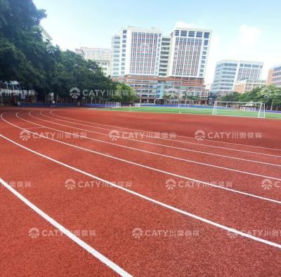 China 13mm ESP Prefabricated WA Approved Running Track Sports Flooring Athletic Track for sale