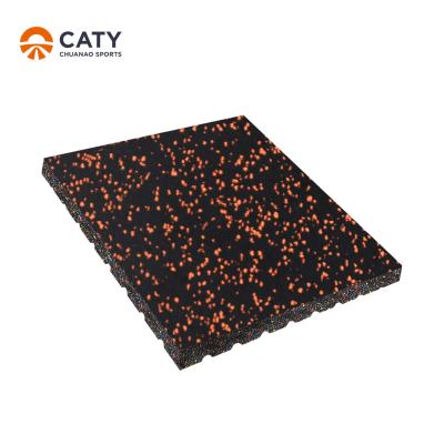 China OEM Fitness Rubber Flooring Sound Insulation Rubber Mat Gym Rubber Tile for sale