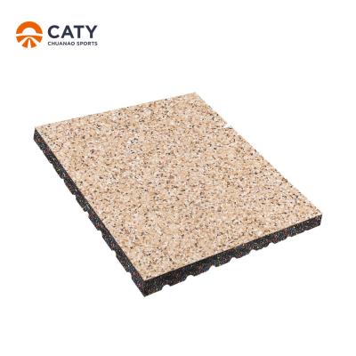 China Antibacterial Rubber Workout Flooring Mats Nontoxic Wear Resistant for sale