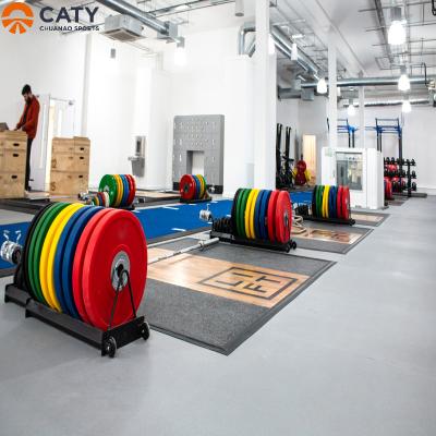 China Durable Comfortable 20mm Thick Fitness Rubber Flooring Gym Rubber Mat for sale