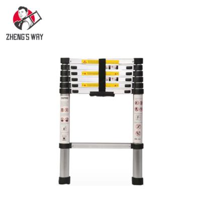 China AOYI Retractable Bamboo Folding Ladder Safety Ladder Folding Ladders Extension Stairs Telescopic Aluminum Ladder Stool for sale