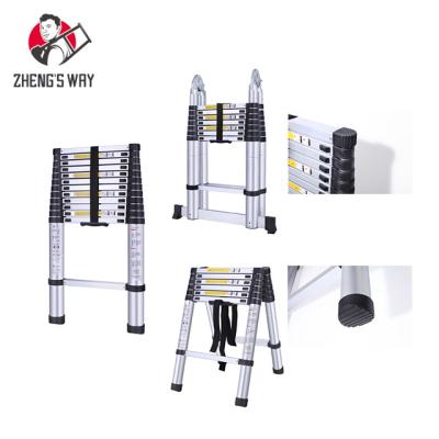 China 2020 Folding Ladders Top Selling Stairs Telescopic Aluminum Step Ladder For Lidl Boat Extension Ladder Stools for sale