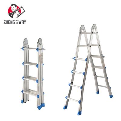 China Universal Folding Ladders Aluminum Extension Step Ladder Folding Ladders for sale