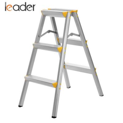 China Folding Ladders Antirust Double Sided Aluminum Folding Step Stairs Ladder Stool Extension Ladder Mini Cat Household Blanket Ladder AOYI for sale