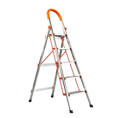 China AOYI Folding Ladders Household Ladder Household Stainless Steel Multifunctional Step Ladders for sale