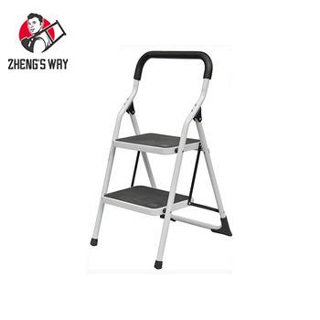 China 2019 Hot Selling Folding Ladders Iron Extension Folding Ladder Steps Steel Ladder Stool Chairs Ceiling Ladder Beliche Escada Gaveta AOYI for sale