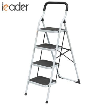 China 2019 Folding Ladders As Seen On TV Iron Stairs Ladder Steel Folding Stool For Lidl Cat Extension Household Ladder AOYI for sale