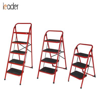 China Folding Ladders Home Appliance Iron Ladder With EN131 Cat Escada Rv Ladder Tree Foldable Climbing Shoes Garden Tool Use AOYI for sale